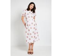 WALLIS Spot Tie Back Midi Dress 18
