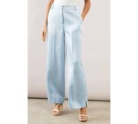 Wallis Women's Square Cut Ankle Grazer Trouser in Blue | Size: 16 Wallis Blue 16