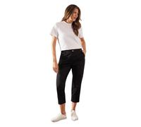 Wallis Women's Stretch Capri Trousers in Black | Size: 10 Wallis Black 10