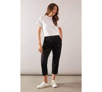 Wallis Stretch Capri Trousers, 12, Black