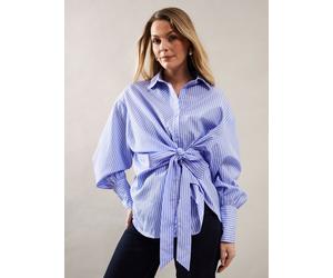 WALLIS Stripe Side Tie Shirt 16