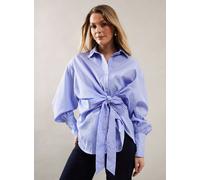 WALLIS Stripe Side Tie Shirt 20