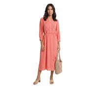 Wallis Summer Cheesecloth Midi Dress, 14, Coral