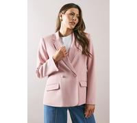 Wallis Tailored Pocket Detail Blazer In Pink pink 16