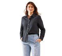 Wallis Women's Textured Button Through Shirt in Black | Size: 12 Wallis Black 12