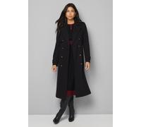 Wallis Twill Trench Coat In Black black 12