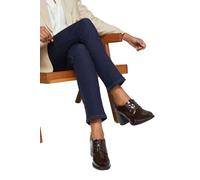 Wallis Wide Fit Dante Lace Up High Block Heeled Loafers In Brown brown 4