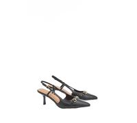 Wallis Wide Fit Laila Faux Leather Slingback Trim Detail High Heel Court Shoes