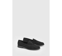Wallis Clara Faux Suede Loafers, 5, Natural Black
