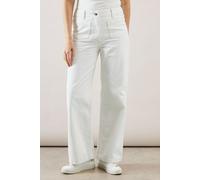 Wallis Women's Denim Straight Leg Pocket Jeans in Ecru | Size: 16 Wallis Ecru 16