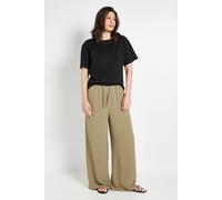Wallis Women's Drawstring Woven Trouser in Khaki | Size: 12 Wallis Khaki 12