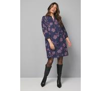 Wallis Women's Floral Lace Insert Shift Dress in Navy | Size: 16 Wallis Navy 16