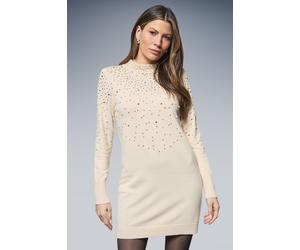 Wallis Women's Pearl Embellished High Neck Tunic in Ivory | Size: Medium Wallis Ivory M