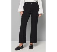 Wallis Women's Petite Black Smart Bootcut Leg Trousers | Size: 10 Wallis Black 10