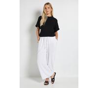 Wallis Women's Petite Drawstring Woven Trouser in Ivory | Size: 12 Wallis Ivory 12