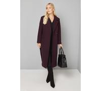 Petite Longline Belted Coat With Splits Wallis Berry 20