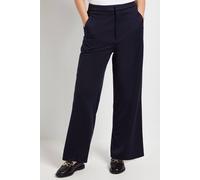 Wallis Women's Petite Ponte Trouser in Navy | Size: 10 Wallis Navy 10