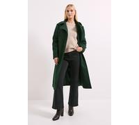 Wallis Women's Principles by Belted Wrap Coat in Green | Size: 18 Wallis Green 18