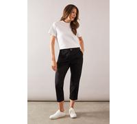 Wallis Women's Stretch Capri Trousers in Black | Size: 16 Wallis Black 16