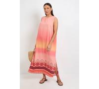 Wallis Women's Summer Ombre Maxi Dress in Orange | Size: 14 Wallis Orange 14