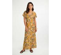 Wallis Women's Summer Paisley Maxi Dress in Olive | Size: 16 Wallis Olive 16