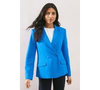 Wallis Women's Tailored Pocket Detail Blazer in Blue | Size: 14 Wallis Blue 14