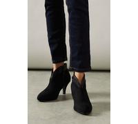 Wallis Women's Wide Fit Ashleigh Pointed Shoe Boots in Natural Black | Size: 3 Wallis Natural Black 3