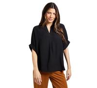 Wallis Woven Collar Overhead Shirt, L, Black