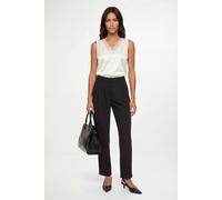 Wallis Woven Tapered Leg Trouser In Black black