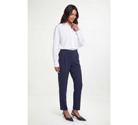 Wallis Woven Tapered Leg Trouser In Navy navy