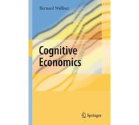 Walliser - Cognitive Economics - New hardback or cased book - 73 - X555z