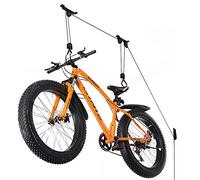 Wallmaster Bike Ceiling Mount Lift Hoist Hanger Storage Rack for Garage Indoor 1 Pack