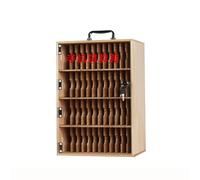 WallMounted Acrylic Phone Storage Cabinet with Lock & KeysSecure Organizational Solution for Office Classroom & Public SpacesDurable SpaceSaving Design