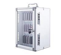WallMounted Aluminum Alloy Cell Phone Storage Cabinet 36/24 Slots Cell Lockers with Handle for Schools Classrooms FactoriesSecure Charging & Organization Solution