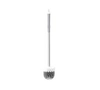 WallMounted Bathroom Toilet Brush GreyHome Cleaning Brush for Efficient Bathroom Hygiene and Stylish Design SpaceSaving Solution for Toilets.