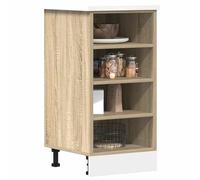 WallMounted Cabinet Sonoma Oak 40 x 44.5 x 81.5 cm Stylish Storage Solution for Home Durable Particle Board Perfect for Kitchen Niche Organization
