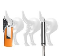WallMounted Dog Tail Hooks - Dog Butt WallPeg, Animal WallHangers | Stylish Organizer Rack, 3 Pack Sticky Key Towel Hanger Hooks for Organizing Keys Hats Pet Collars Towels Scarves Necklaces