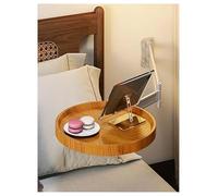 WallMounted Foldable Table Small Round Collapsible Tray SpaceSaving FlipOut Wall Desk Expandable Floating Nightstand Stylish Modern Dining Table (Style 2)