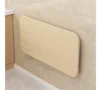 WallMounted Folding Desk by Compact SpaceSaving Table for Dining Room Bedroom Study Kitchen LaundryBeige 70x40CM Ideal for Small Spaces