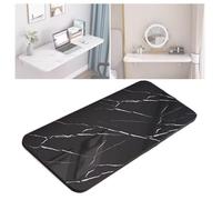 WallMounted Folding Desk SpaceSaving Murphy Workbench for Home Office Bedroom & KitchenBlack Stripes 100x40cm/40x16in Stylish & Functional Design