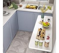 WallMounted Folding Kitchen Console SpaceSaving Dining Desk Slim Wall Desk for Small Spaces Perfect for Entryway and Home Office Compact and Stylish Design