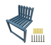 WallMounted Folding Shoe Stool MultiFunctional Wooden Shower Chair SpaceSaving Collapsible Bench Easy Installation Durable and Stable for Quick Shoe Changes