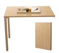WallMounted Folding Table MultiFunctional Desk with PullDown Design SpaceSaving for Kitchen Study & Living Room Wooden 75x60x75cm Home Office Furniture