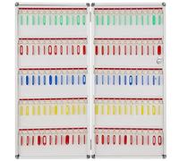 WallMounted Key Lock Box with 12120 Hooks Durable Aluminum Alloy Key Holder for Easy Key Management Ideal for Home & Office Organization Secure & Convenient Storage