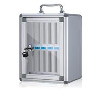 WallMounted Lockable Aluminum Cell Phone Storage Cabinet for Schools Classrooms OfficesSecurely Holds 1260 Phones Ideal for Exams and Events