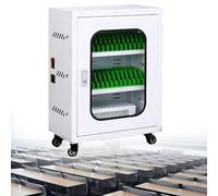 WallMounted Locking Charging Station for Cell PhonesSecure Storage Cabinet for Schools & Offices30 Devices CapacityPerfect for Safe Charging Solutions