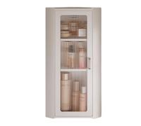 WallMounted Medicine CabinetNo Drilling MultiLayer Storage for Bathroom SpaceSaving Above Toilet White (25x25x70 cm) Ideal for Small Spaces