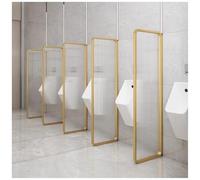 WallMounted Privacy Partition for Men's Restrooms Tempered Glass Urinal Divider Enhanced Privacy Shield for Public Spaces Stylish and Durable Design