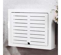 WallMounted Router Shelf & Box Secure Hub mat nizer Weak Current Box Cover with Lock Ideal for Home or Office Network Soluts