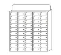 WallMounted Sto Cabinet with 50 Acrylic s Lockable Design for Home & Office EfficientSolut Modern White h